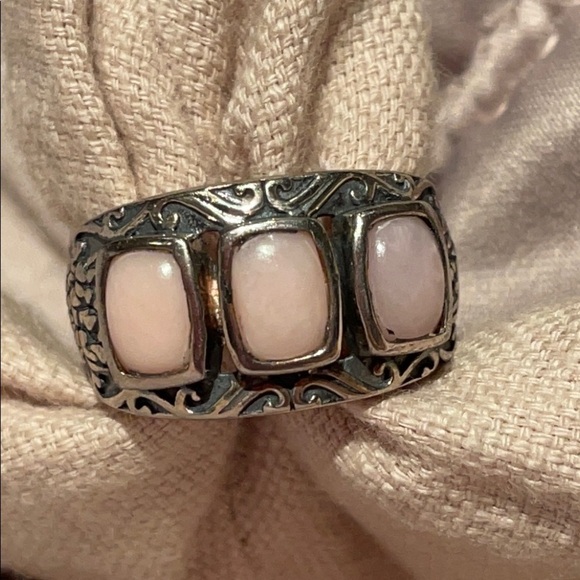 Peruvian Opal Silver 925 Ring NWTS - Picture 3 of 6